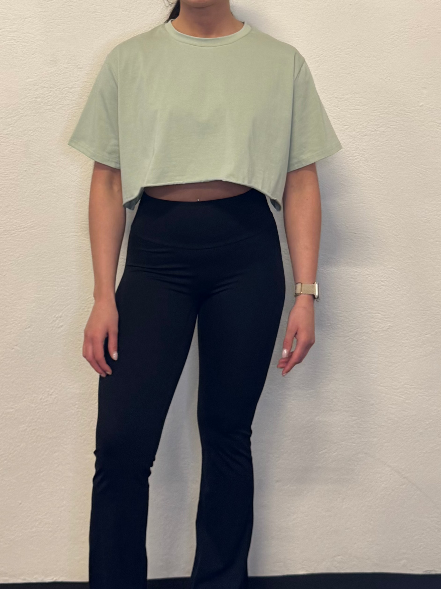 Cropped Oversized Tee