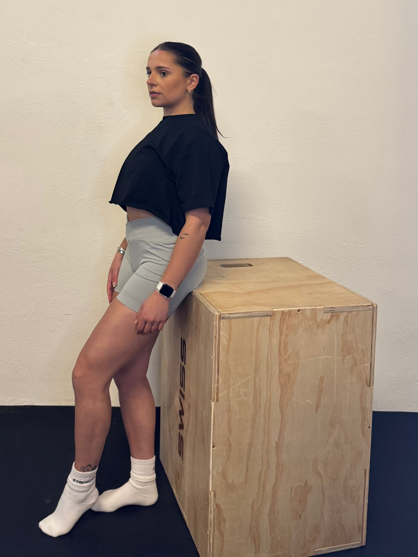 Cropped Oversized Tee