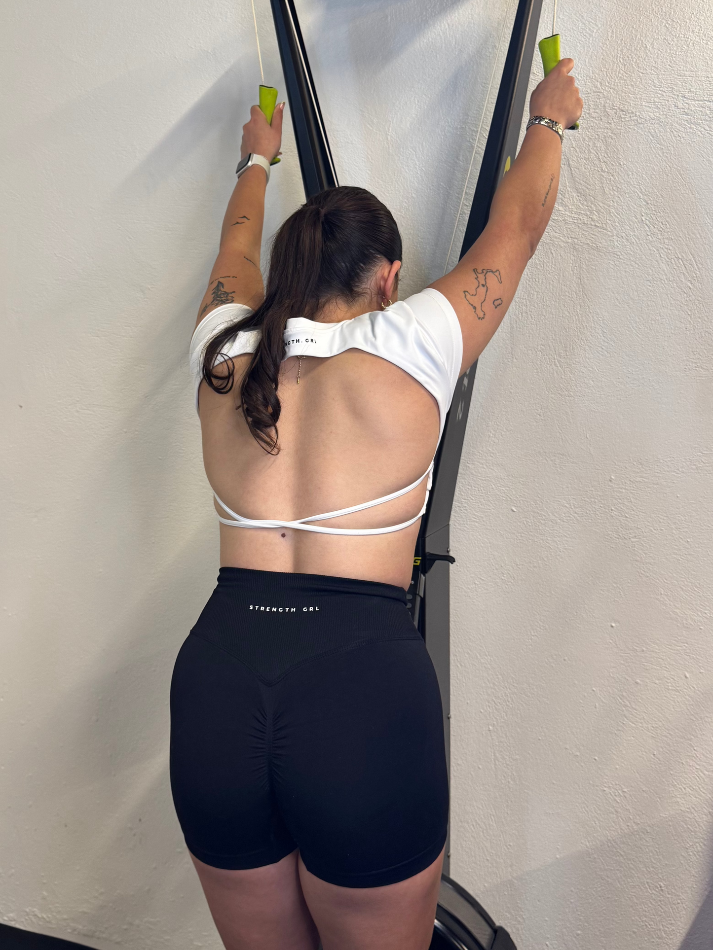 The Cropped Backless Tee